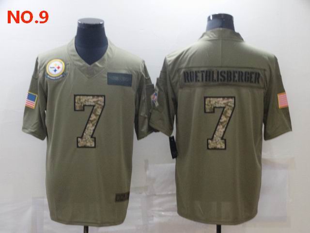 Men's Pittsburgh Steelers #7 Ben Roethlisberger Jersey NO.9;